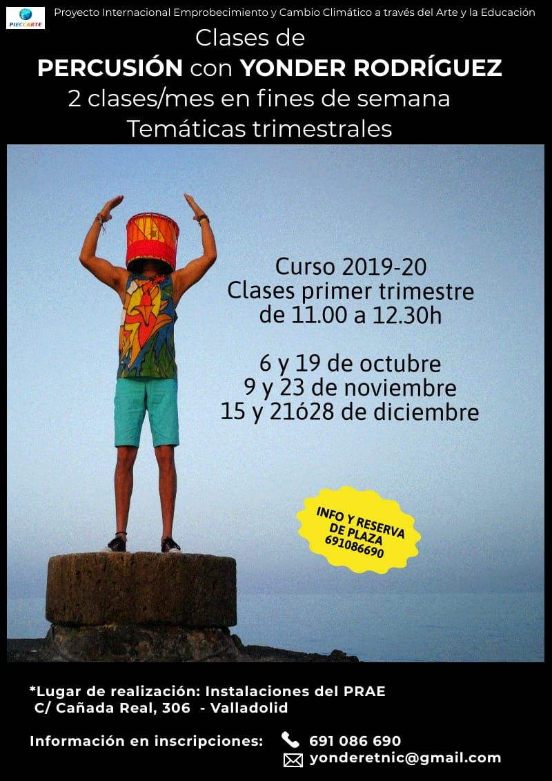 Clases de Percusión con Yonder