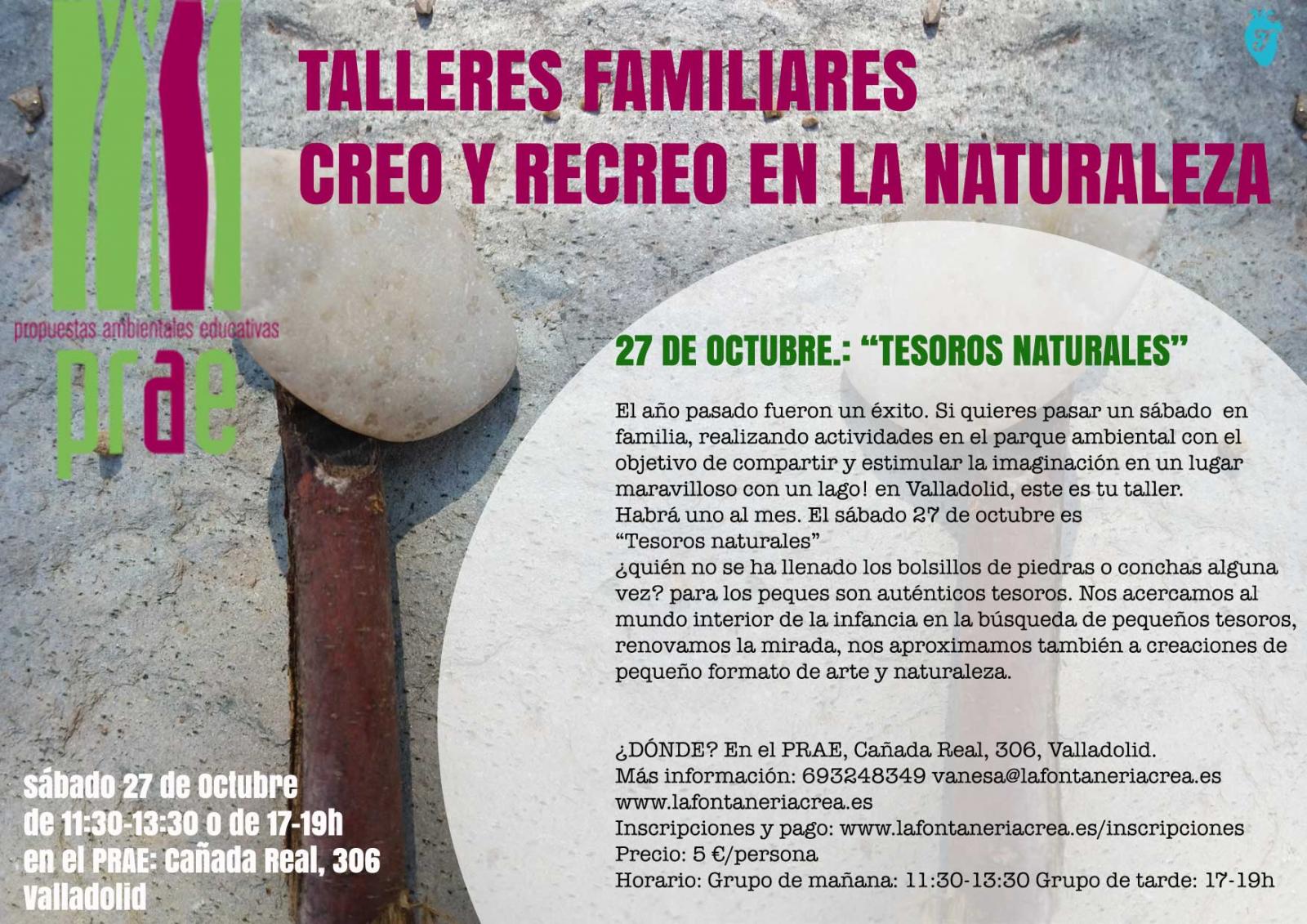 Creo y recreo en la naturaleza. Tesoros naturales