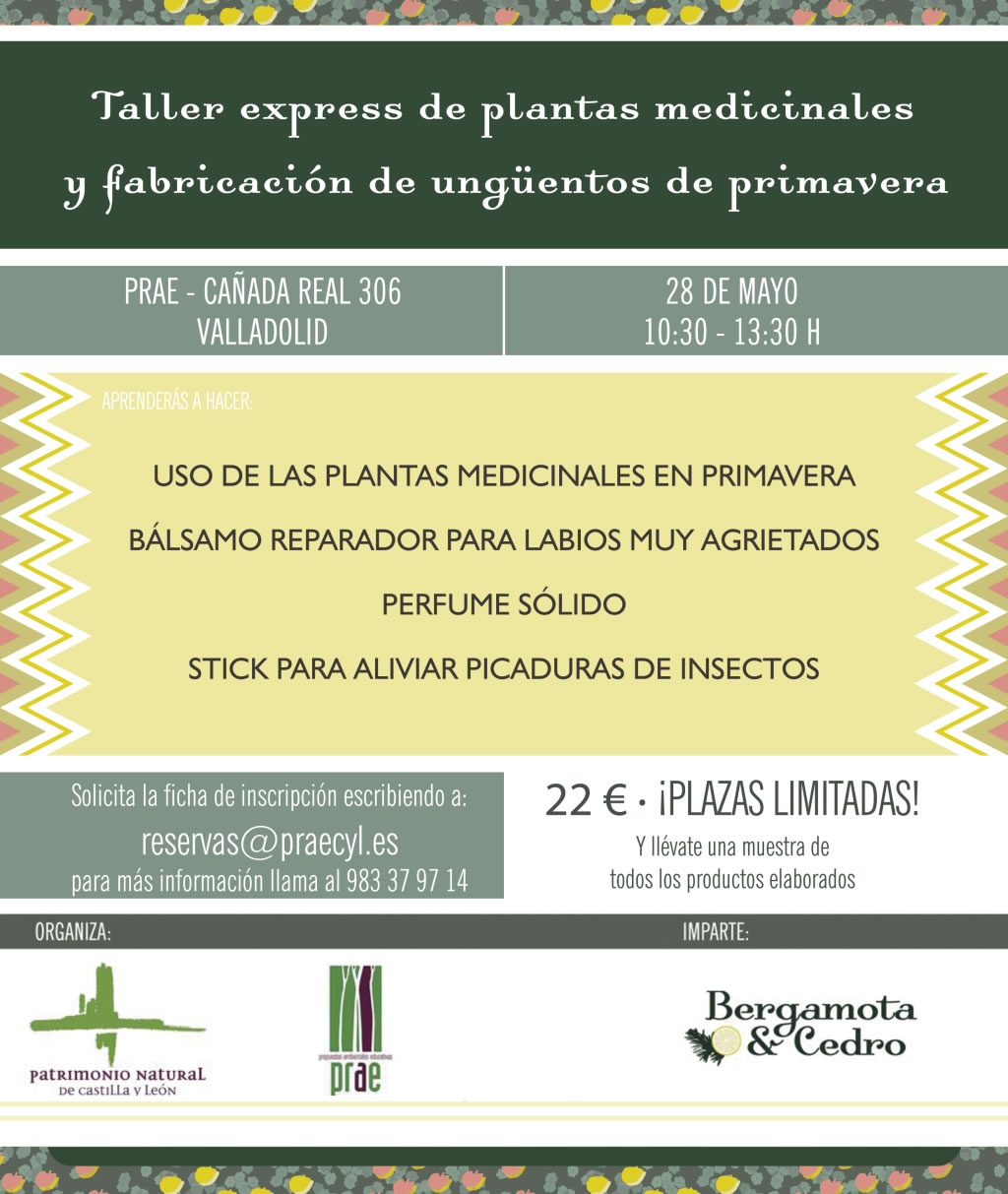 TALLER DE PLANTAS MEDICINALES Y FABRICACIÓN DE UNGÜENTOS