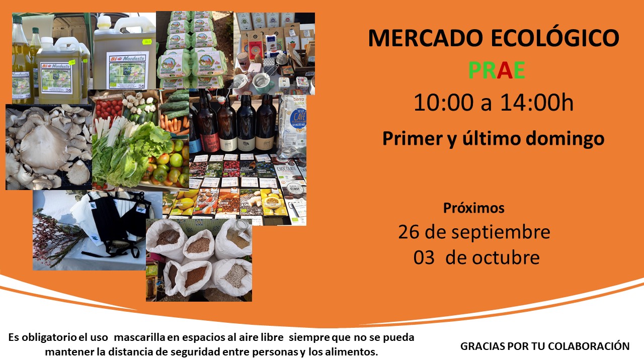 Mercado Ecológico primer y último domingo de mes